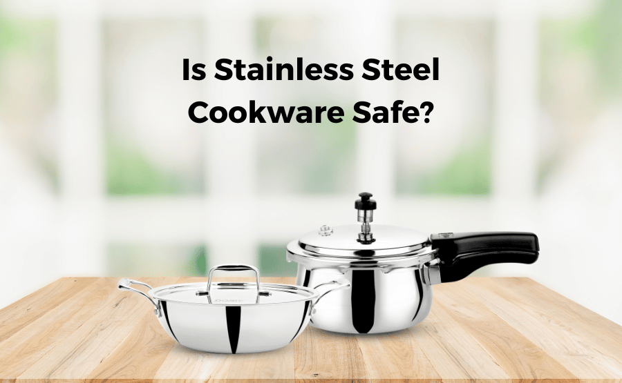 Stainless steel cookware safe deals