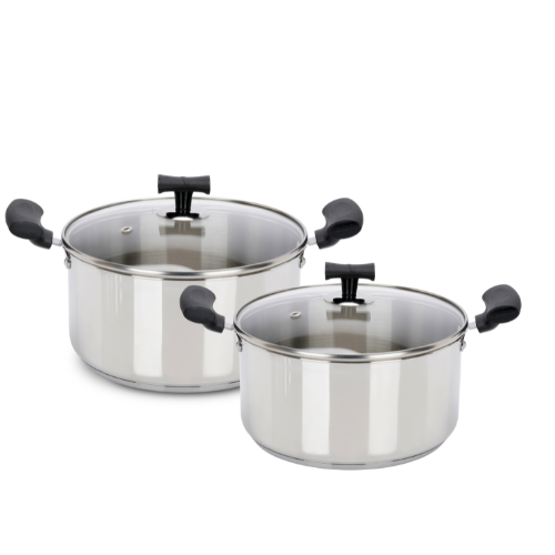 VINOD - DONIV Stainless Steel Sandwich Bottom Solitaire Cookware Set