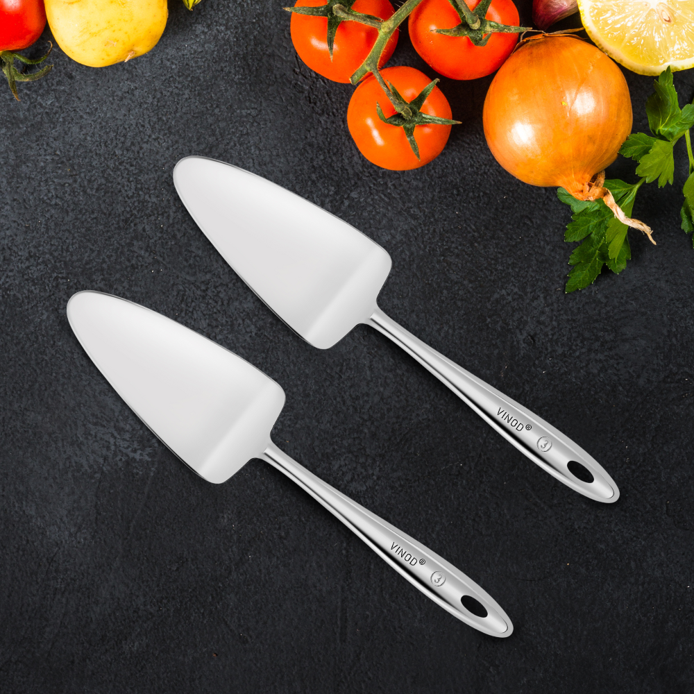 vinod stainelss steel cake server