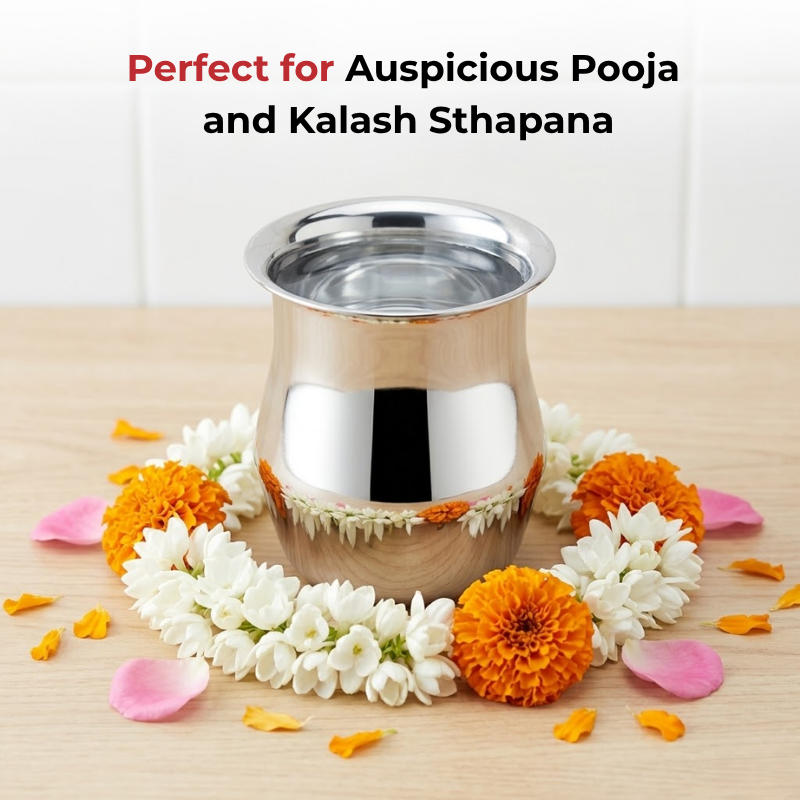 Vinod Stainless Steel Shagun Kalash, product view 7