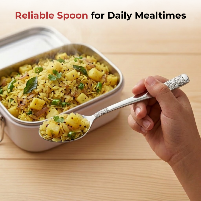 Vinod Moscow stainless steel table spoon set of 12, product view 7