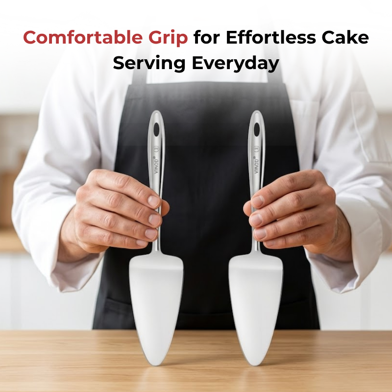 Vinod stainless steel cake / desserts server set of 2, product view 7
