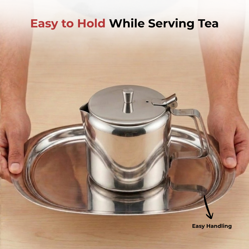 Vinod Stainless Steel Teapot, product view 8