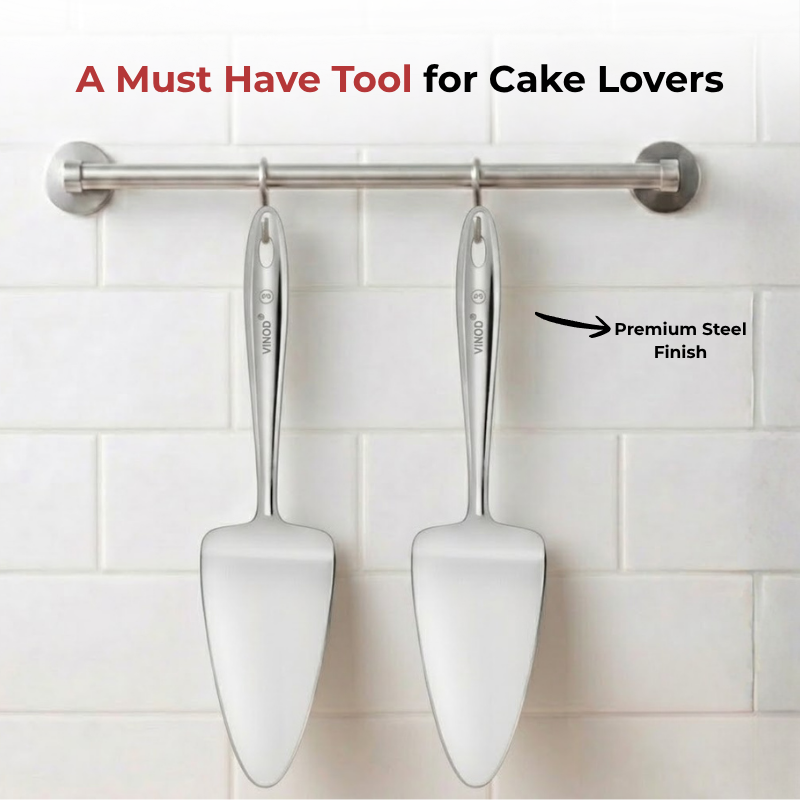 Vinod stainless steel cake / desserts server set of 2, product view 9