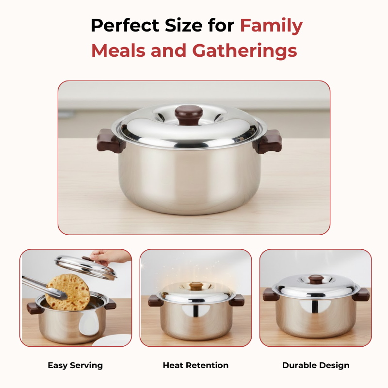 Vinod Stainless Steel Hot Casserole, product view 10