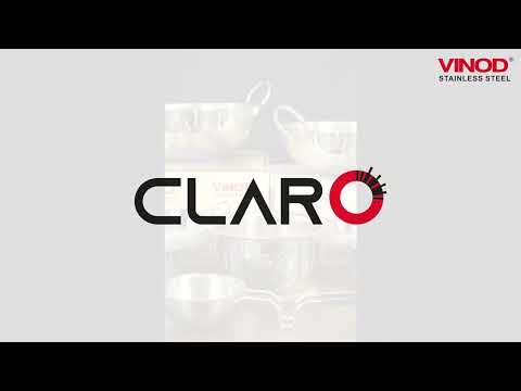 Vinod – Claro Heavy Gauge Stainless Steel Hammered Tope, 1.5 mm – Capacity 3000 ml