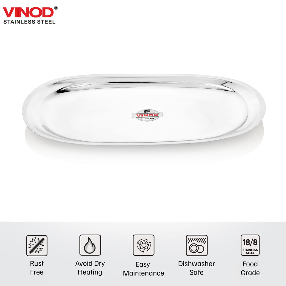 Vinod Stainless Steel Salad Tray, product view 13
