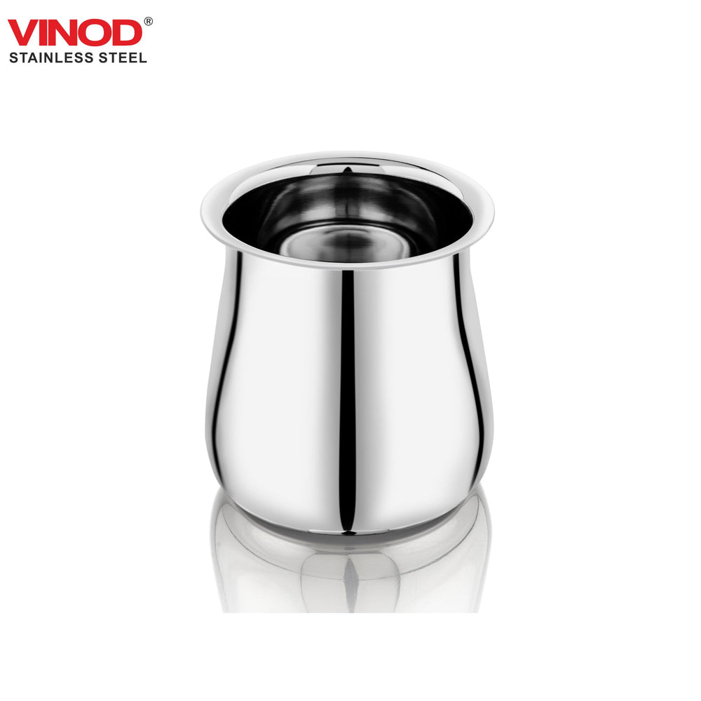 Vinod Stainless Steel Shubham Kalash 500 ml Capacity, side view