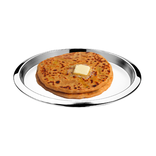 Vinod Stainless Steel Two Tone Plate