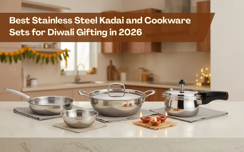 Best Stainless Steel Kadai and Cookware Sets for Diwali Gifting in 2026