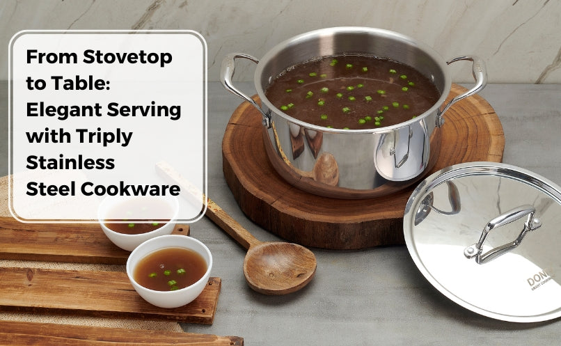 Triply Stainless Steel Cookware