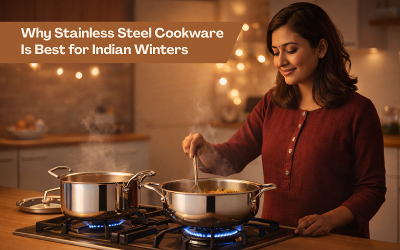 Why Stainless Steel Cookware Is Best for Indian Winters