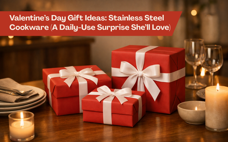 Valentine’s Day Gift Ideas: Stainless Steel Cookware (A Daily-Use Surprise She’ll Love)