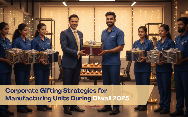 Boss giving Diwali corporate gifts to frontline workers in manufacturing unit | Vinod Stainless Steel