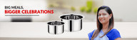 VINOD Steel Tope (Patila) – Singles, Combos & Sets