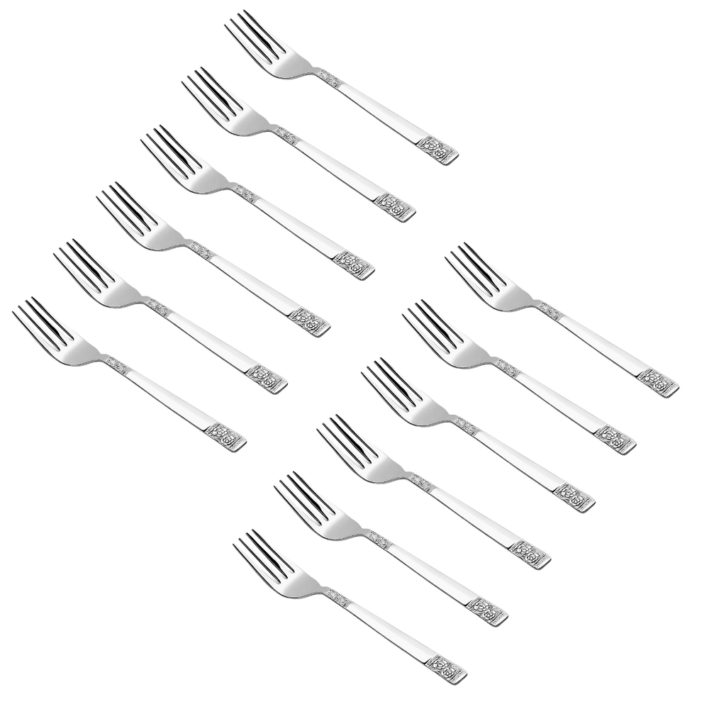 Vinod Moscow 12 piece Stainless Steel Dinner Fork Set