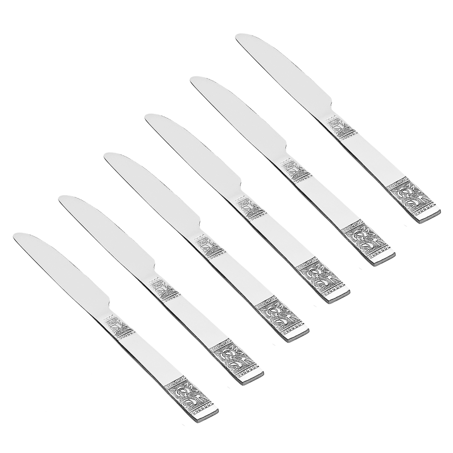 Vinod Moscow 6 piece Stainless Steel Dinner Knife Set