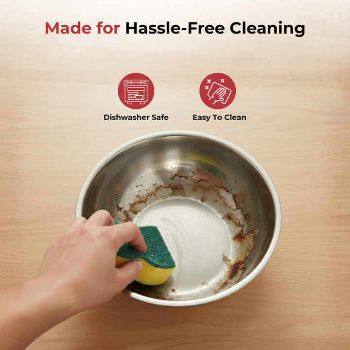 VINOD Doniv Titanium Triply Stainless Steel Tasla 20 cms, 1.65 Liter Capacity, Induction Friendly