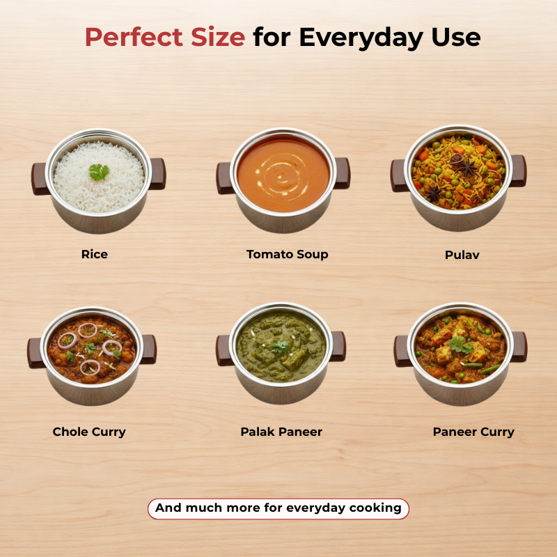 विनोद स्टेनलेस स्टील हॉट कैसरोल 1000 मिली 