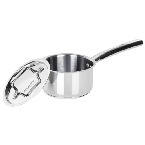 DONIV Cookware Induction Bottom Stainless Steel Sauce Pan With Lid