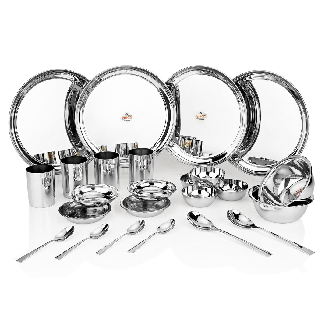 विनोद स्टेनलेस स्टील 24 पीस डिनर सेट