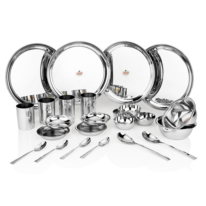 विनोद स्टेनलेस स्टील 24 पीस डिनर सेट