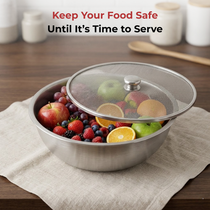 विनोद स्टेनलेस स्टील नेट कवर 2 पीस – 6 नं.