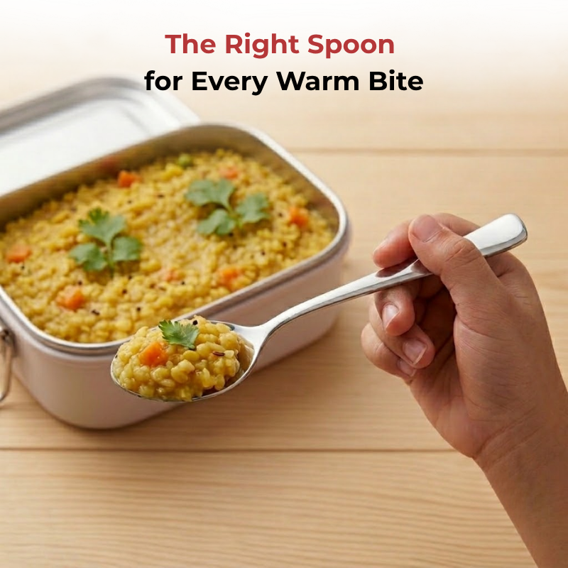 Vinod Aero stainless steel baby spoon set of 12, product view 7