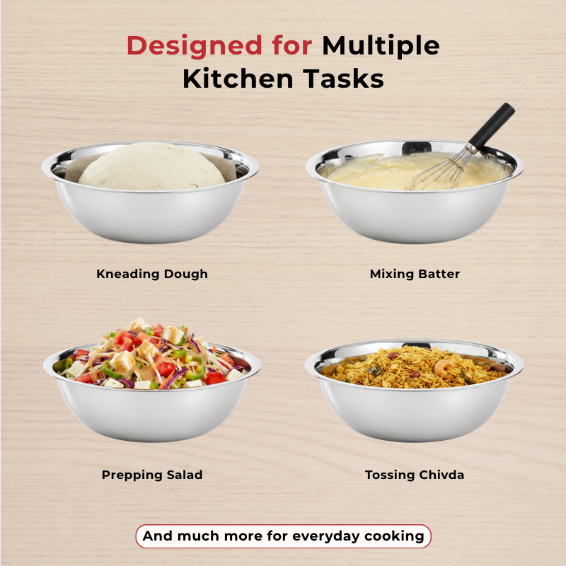 Vinod Stainless Steel Basin, product view 7
