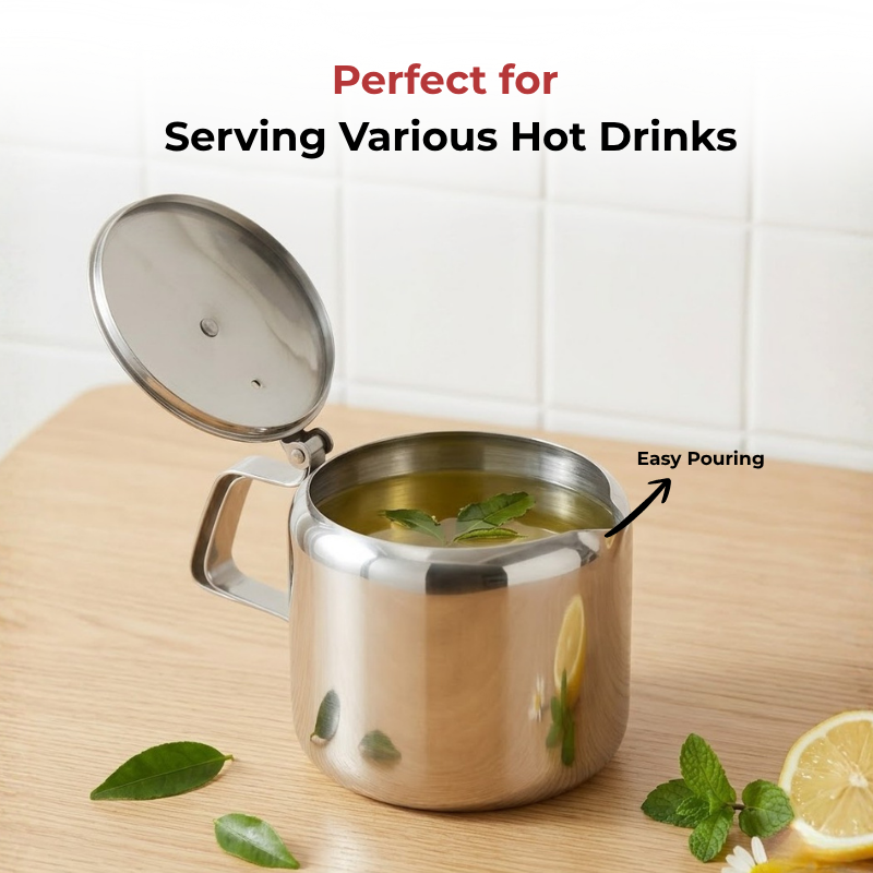 Vinod Stainless Steel Teapot, product view 7