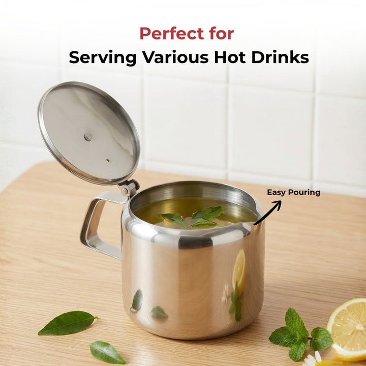 Vinod Stainless Steel Teapot – 750 ml