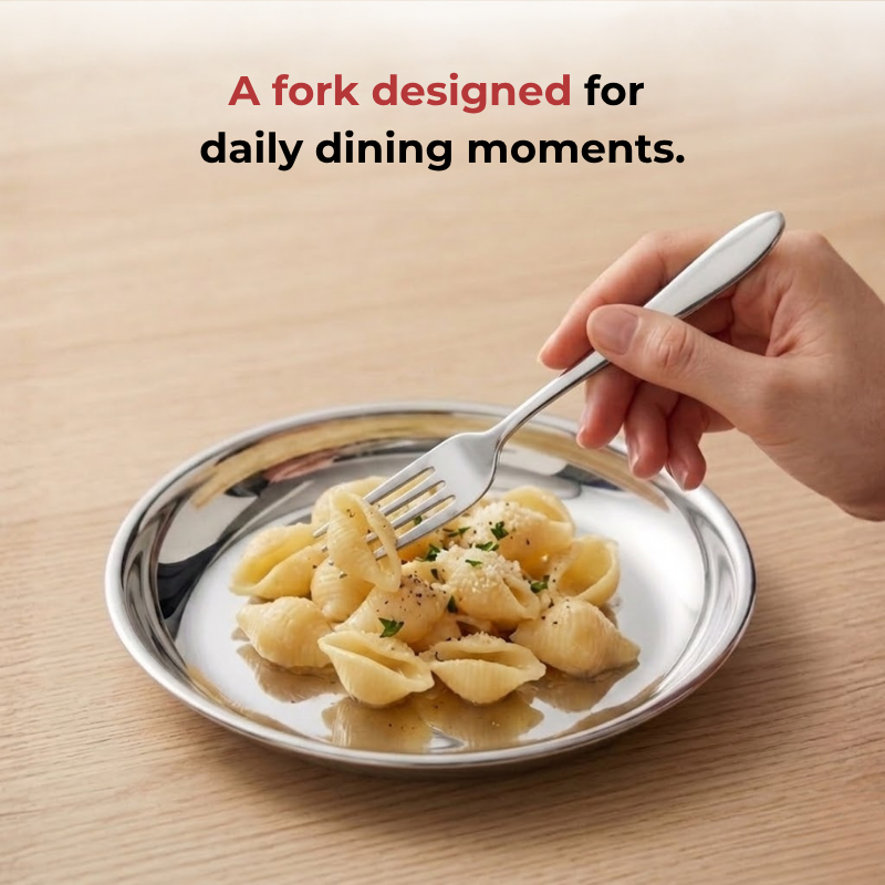 Vinod Florence stainless steel dinner fork set of 12, product view 7