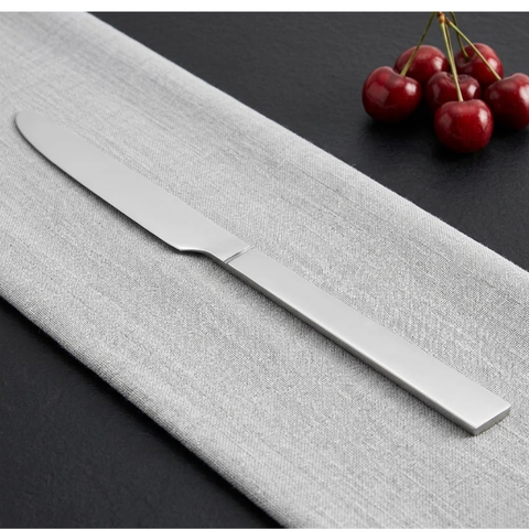Vinod Aero stainless steel dinner knife set of 6, front view