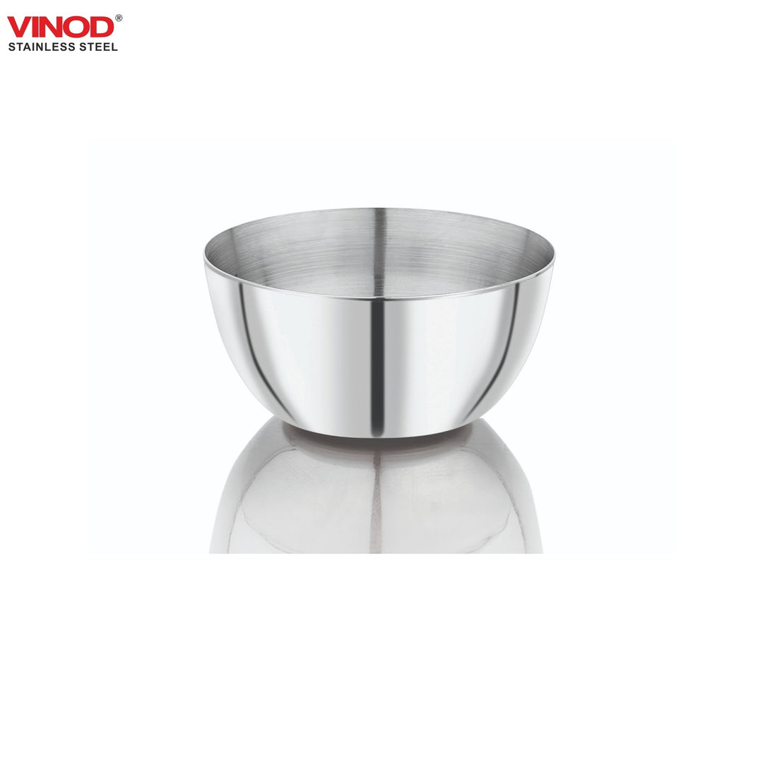 विनोद स्टेनलेस स्टील टू टोन बाउल 6 पीस का सेट, क्षमता 150 मिली