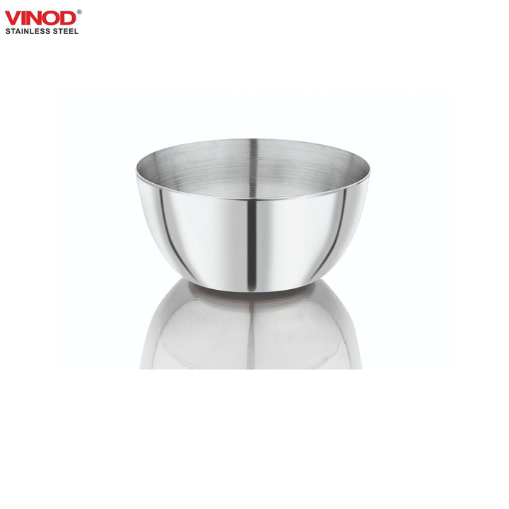 विनोद स्टेनलेस स्टील टू टोन बाउल 6 पीस का सेट, क्षमता 150 मिली