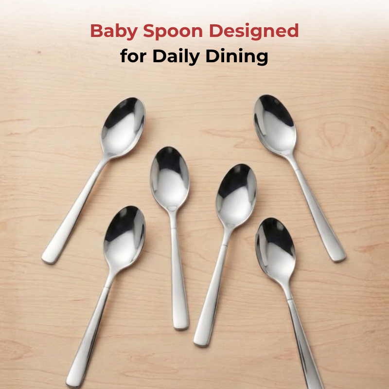 Vinod Aero stainless steel baby spoon set of 12, product view 11