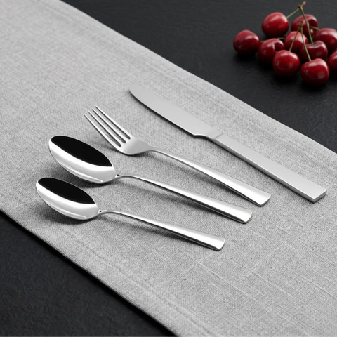 Vinod Stainless Steel Aero Cutlery 21 piece set, front view
