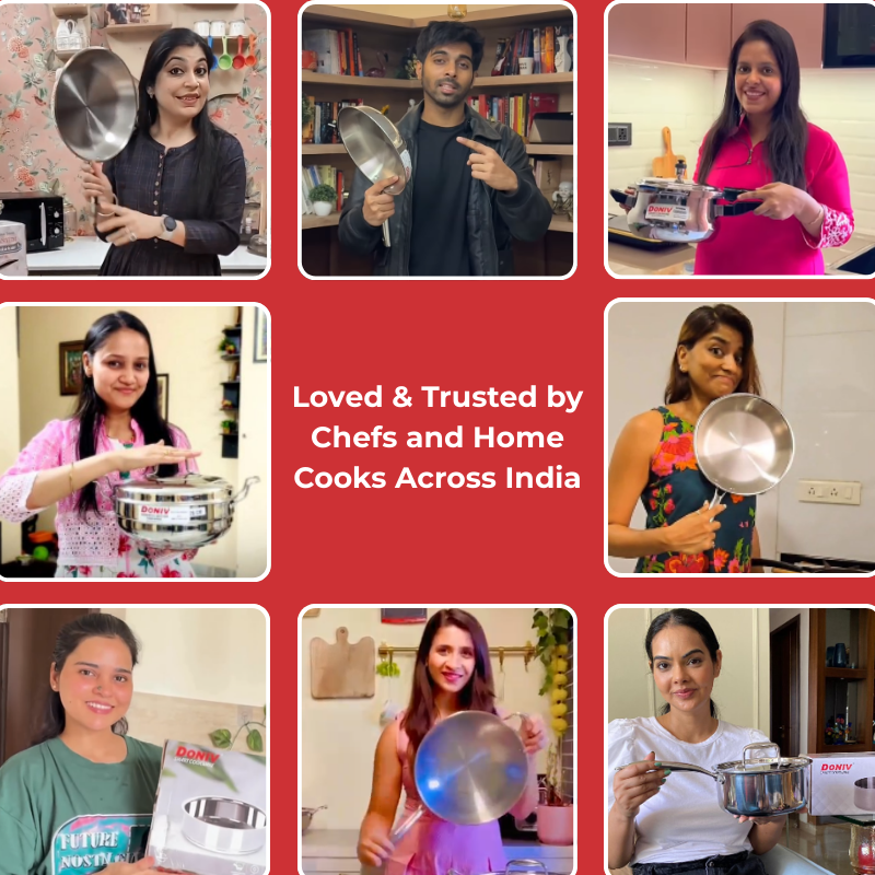 Vinod – Doniv Stainless Steel Sandwich Bottom Pressure Cooker With Inner Lid 3 Ltr (Amaze Series) – Induction Friendly