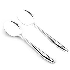 विनोद स्टेनलेस स्टील पराठा पलटा 31 सेमी कुकिंग टर्नर चपाती, डोसा, उत्तपम, रोटी और पराठा के लिए फ्लैट प्लेन कुकिंग चम्मच स्टील स्पैटुला I आवश्यक रसोई उपकरण I 2 का सेट I नंबर 1