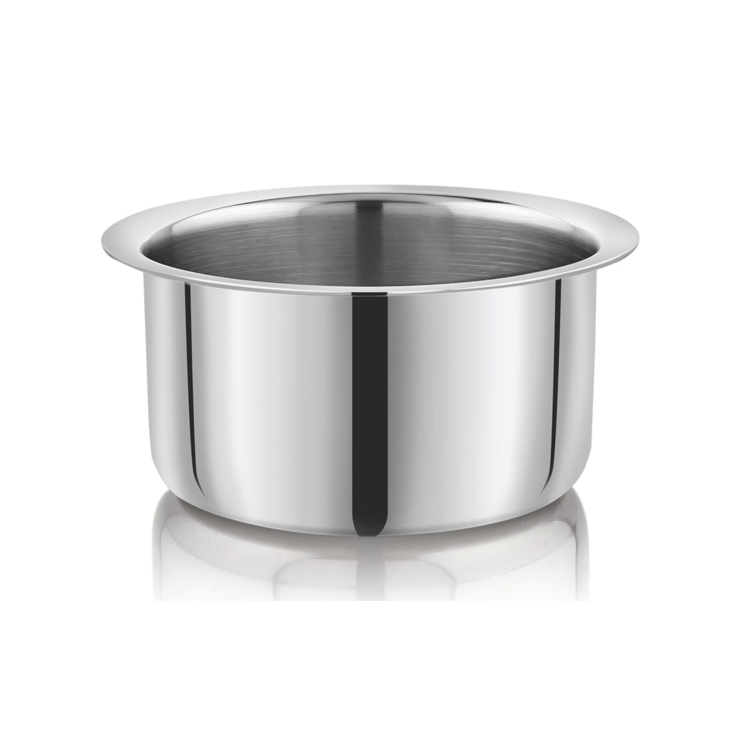 विनोद - क्लारो हेवी गेज स्टेनलेस स्टील टॉप (प्लेन), 1.5 मिमी - क्षमता 4600 मिलीलीटर