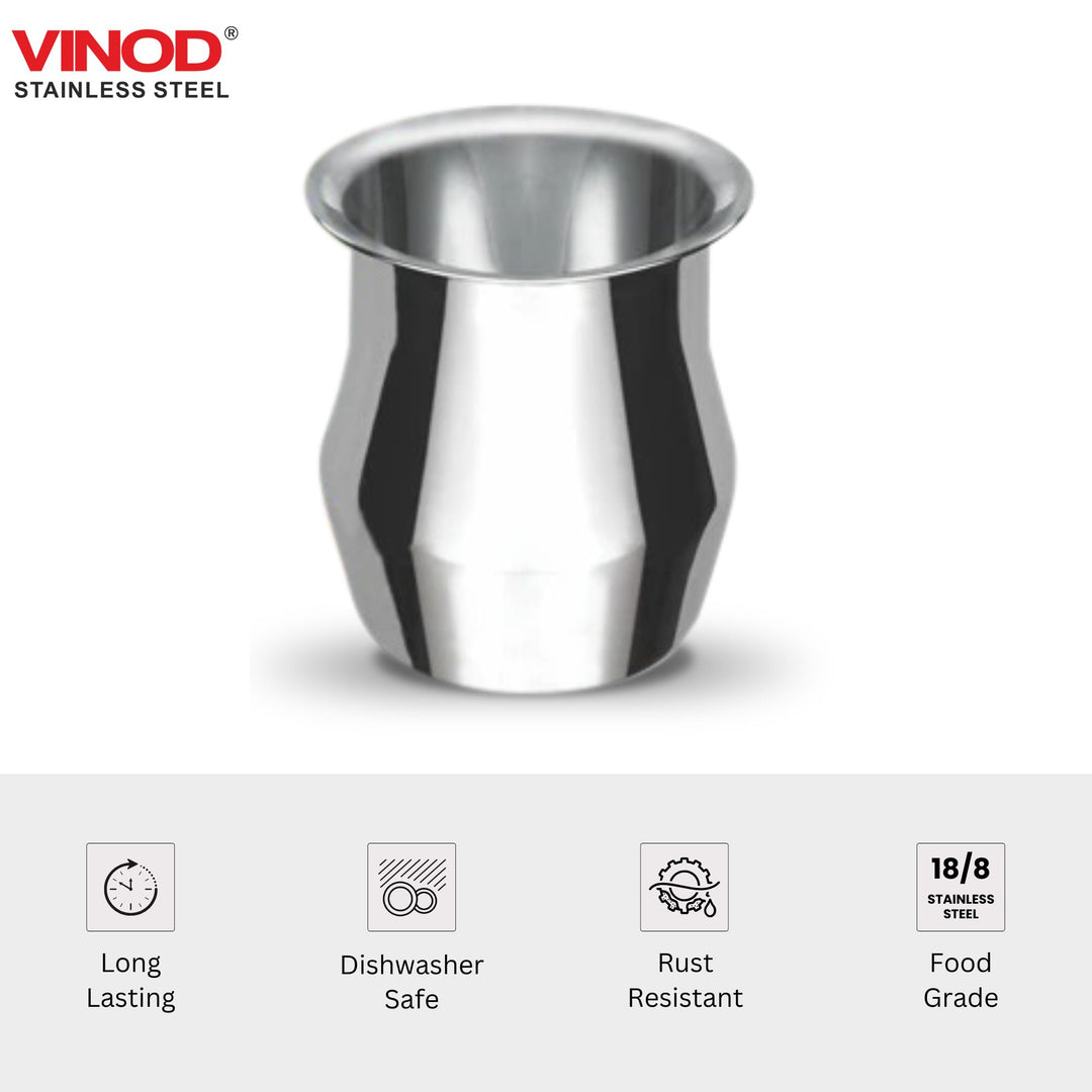 विनोद स्टेनलेस स्टील शगुन कलश – नंबर 10 - 1000 मिली