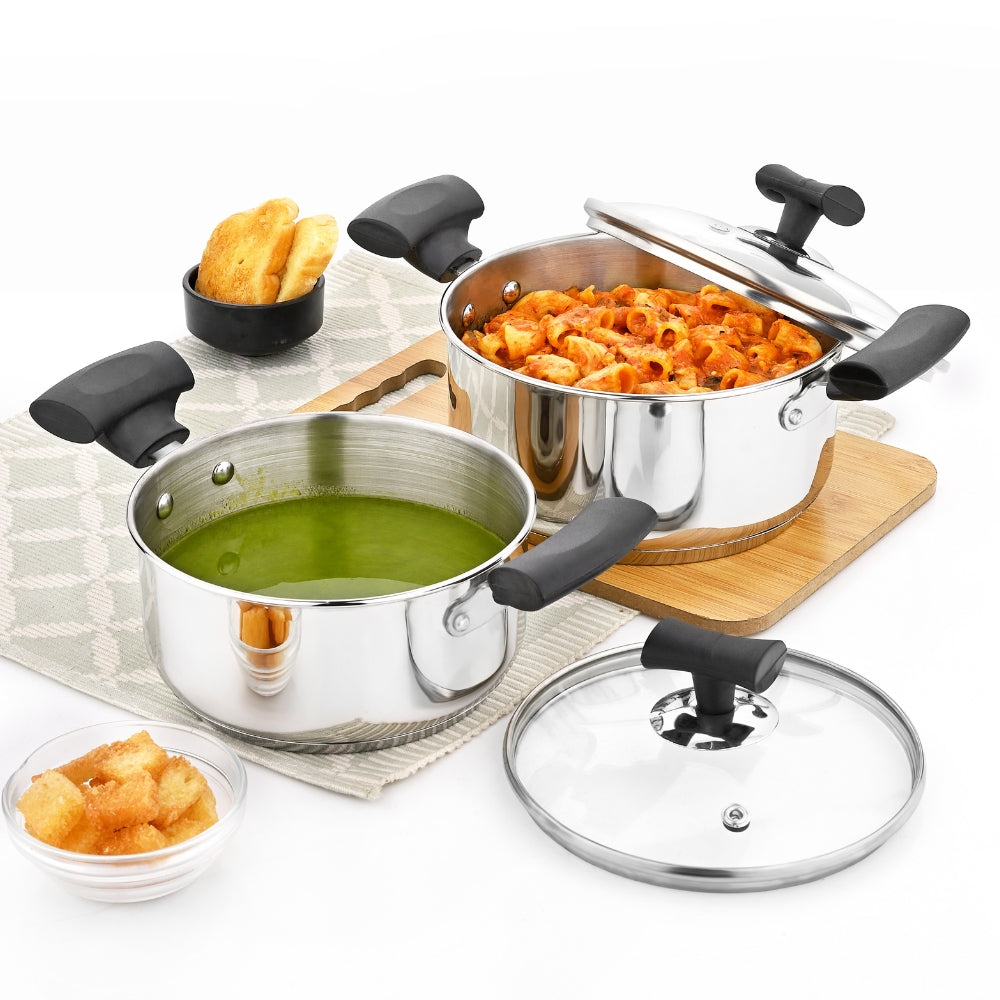 VINOD – DONIV Stainless Steel Sandwich Bottom Solitaire Sauce Pot