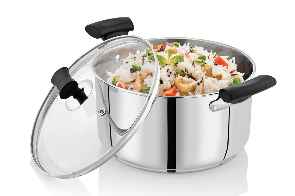 VINOD-DONIV-Stainless-Steel-Sandwich-Bottom-Solitaire-Sauce-Pot-model-image