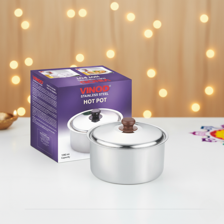 VINOD Stainless Steel Hot Pot 1500 ml