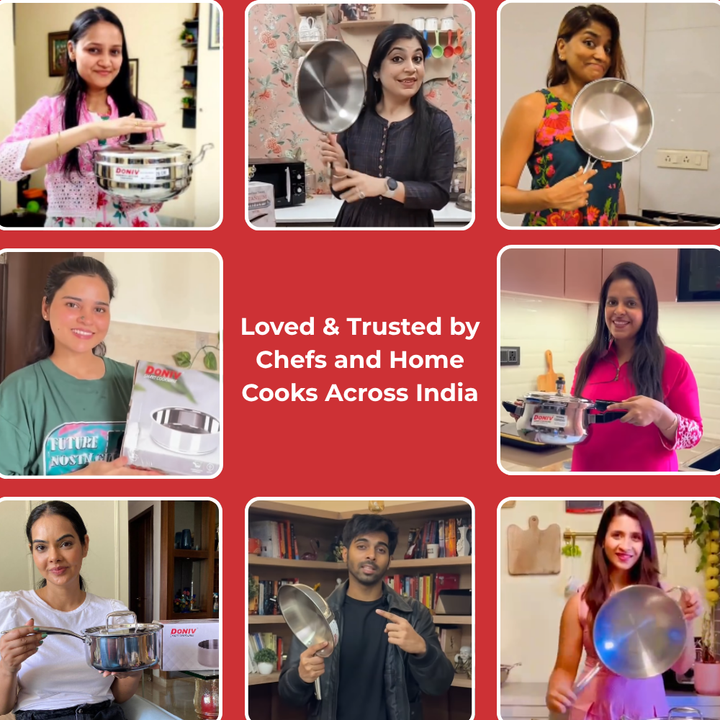 विनोद डोनिव टाइटेनियम ट्रिपली स्टेनलेस स्टील मिल्क पैन 16 सेमी, क्षमता 1.60 लीटर