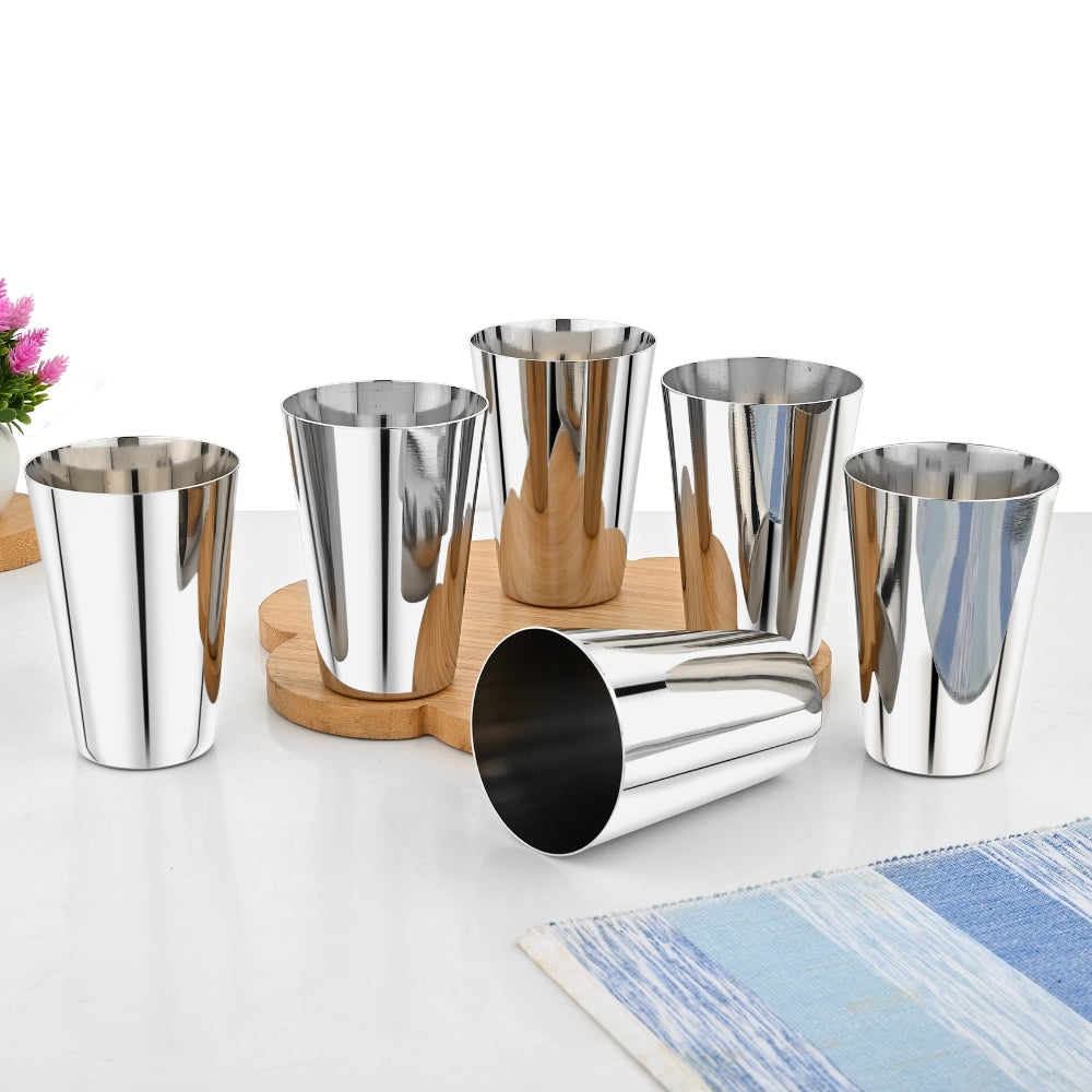 Vinod Stainless Steel Plain Glass