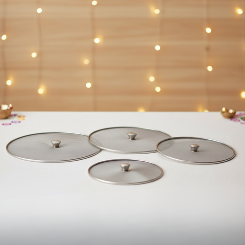 Vinod Stainless Steel Net Cover 2 pieces – 6 No.