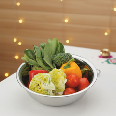 विनोद स्टेनलेस स्टील बेसिन, मिक्सिंग बाउल, व्यास 28 सेमी, संख्या 14 - क्षमता 2.5 लीटर