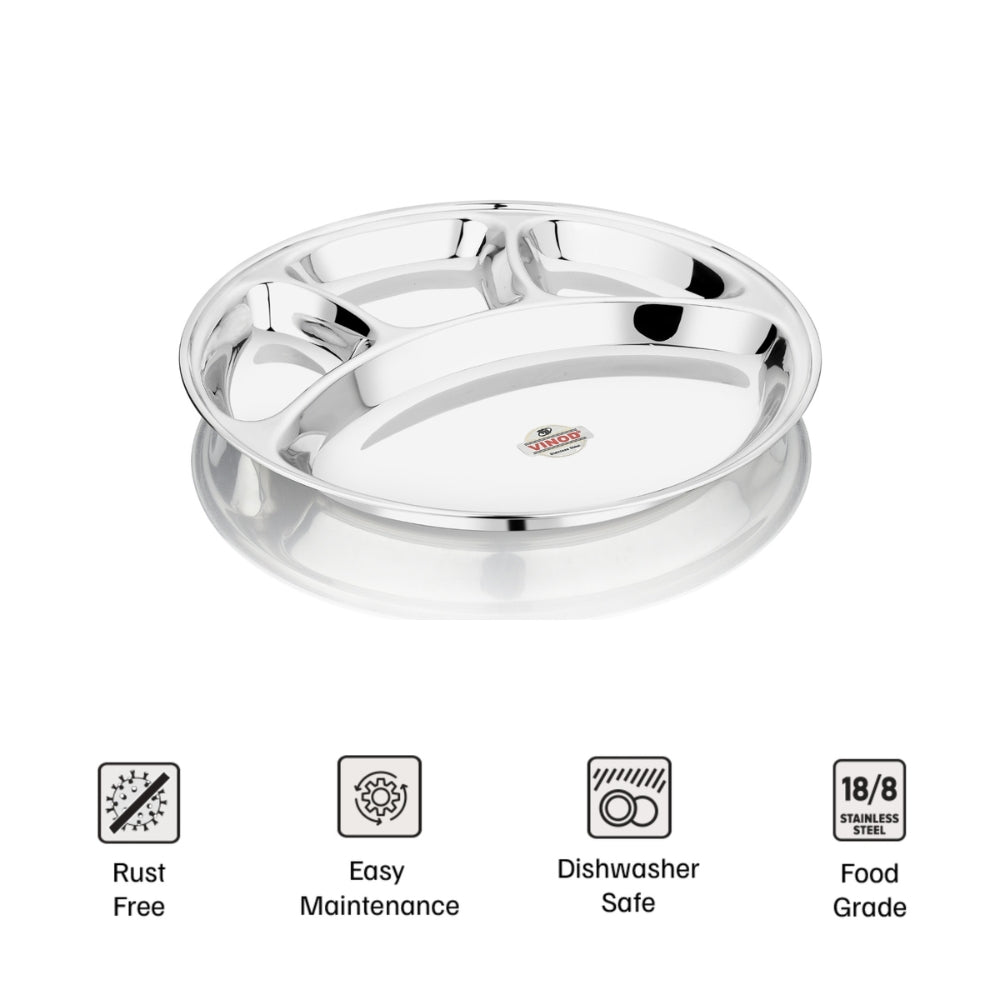 Vinod Stainless Steel Bhojan Thali