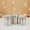 Vinod Stainless Steel Deep Dabba – 350 ml, 500 ml, & 750 ml – Set of 3 pieces, Airtight Steel Containers